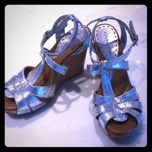 Silver Wedge Heels✨